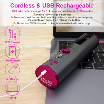 Rechargeable Automatic Hair Curler