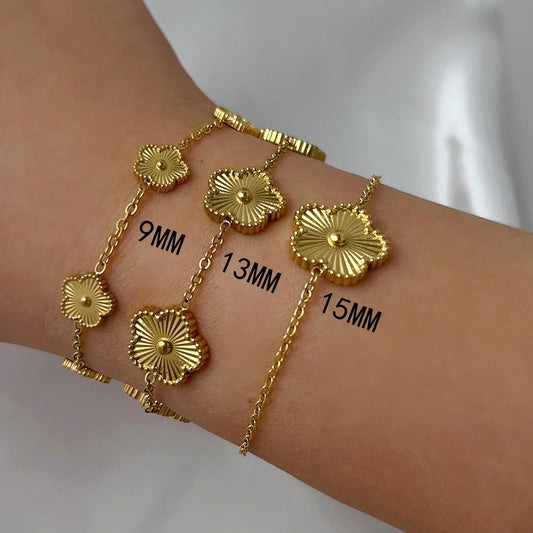 Five Leaf Flower Bracelet