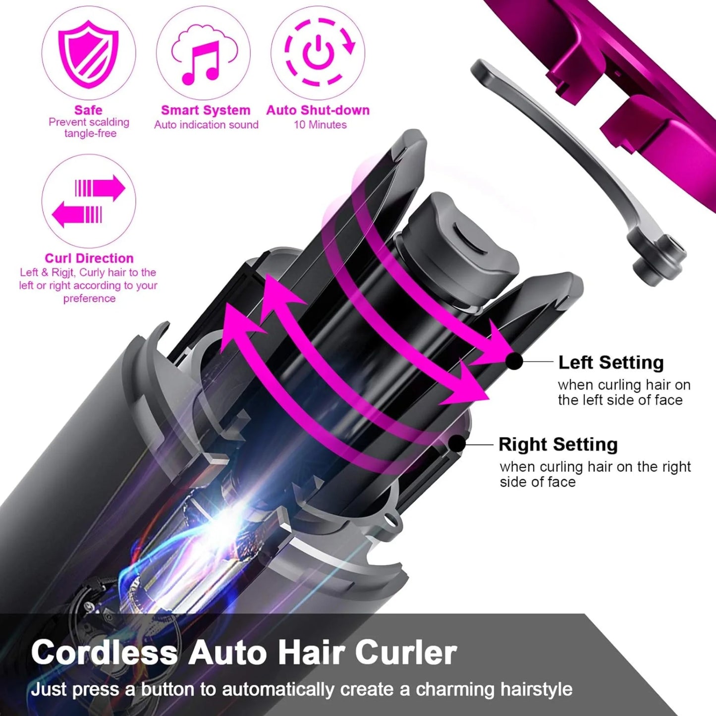 Rechargeable Automatic Hair Curler