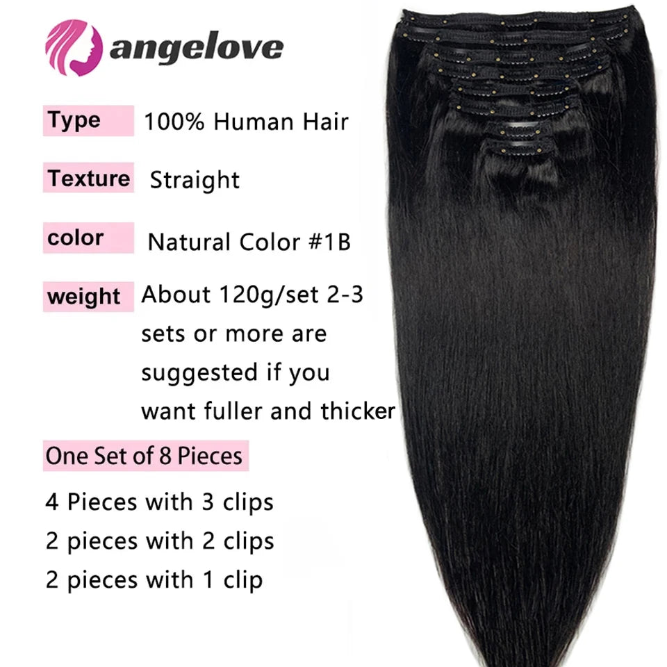 Straight Clip-In Hair Extension