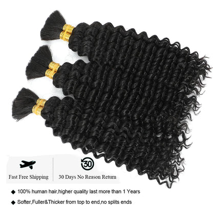 Deep Curly Human Hair Extensions